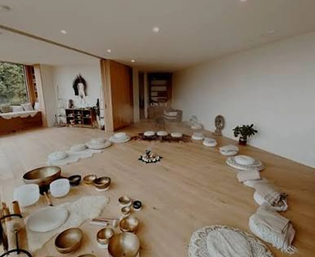 Sound circle set inside The Nest